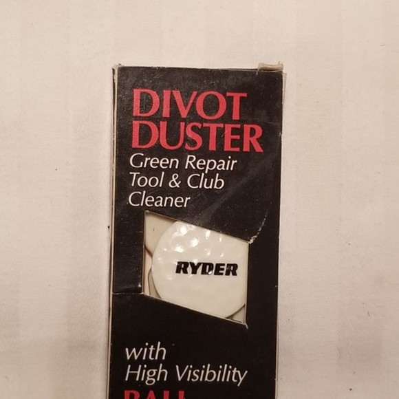 Vtg Old new stock Sheaffer Divot Duster & Ball Marker Ryder promo - Picture 3 of 6